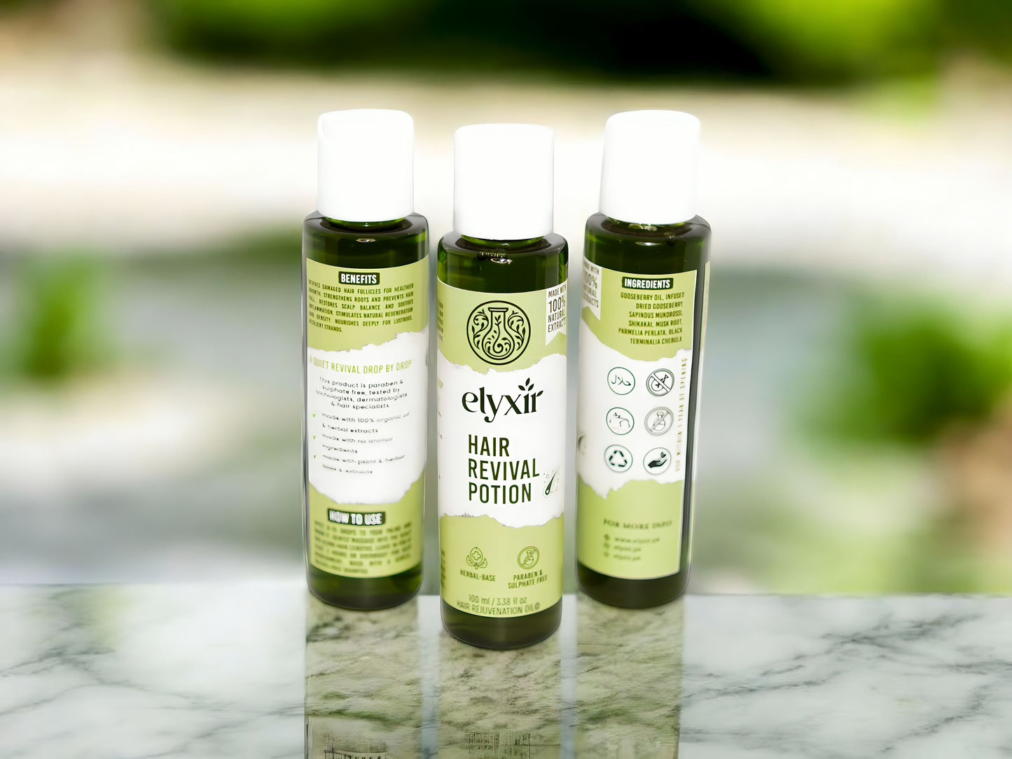 ELYXIR - HAIR REVIVAL POTION | ORGANIC HAIR OIL