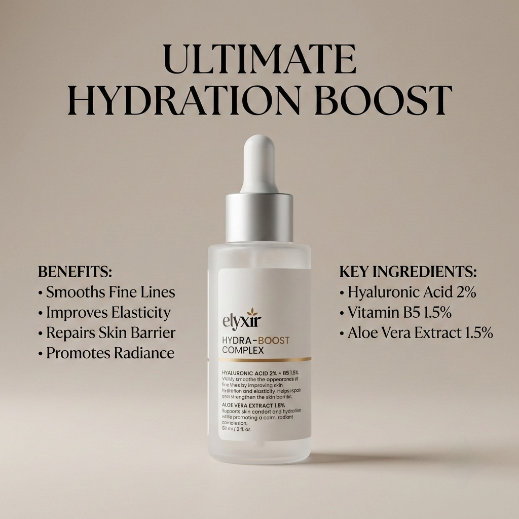 HYDRA-BOOST COMPLEX | Hyaluronic Acid Serum 60 ml