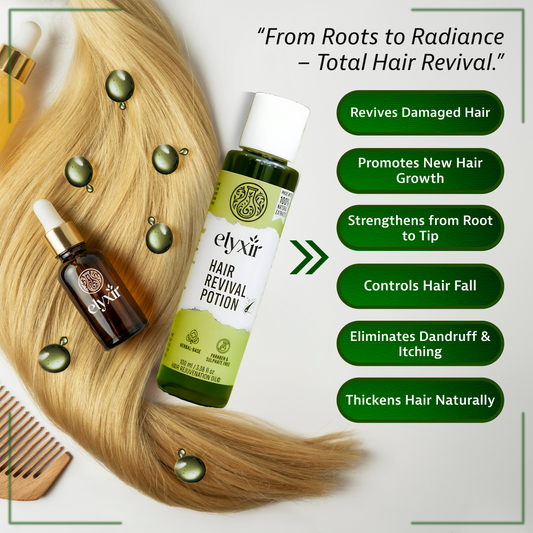 ELYXIR - HAIR REVIVAL POTION | ORGANIC HAIR OIL